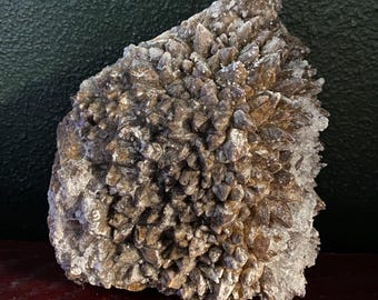 Chocolate Dogtooth Calcite, 1-1/2 LBS- Grounding Crystal, Stress Relieving, Energy Amplifier, Mexico, 663.70 Grams, CR11875