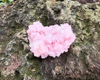 Pink Halite, Rock Salt Crystal, Hopper Crystals, Searles Valley California, 53.30 Grams, CR12786