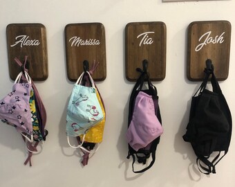 Customizable Mask Hanger 3 and 5 packs 1 Mask drying rack Mini Mask Hanger Mask hang dryer