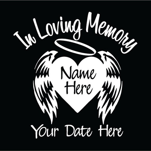 Memorial SVG Your Wings Were Ready in Loving Memory Angel - Etsy