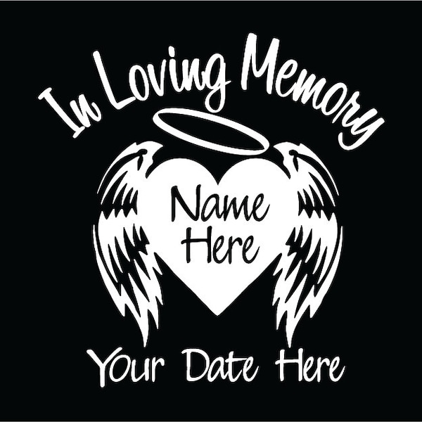 Rest in Peace Decal Etsy