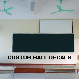 Custom Vinyl Wall Decals, Personalized Business Stickers for Office, Customized Office Space Wall Decals,