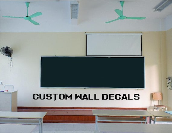 Custom Vinyl Wall Decals, Personalized Business Stickers for Office, Customized Office Space Wall Decals,