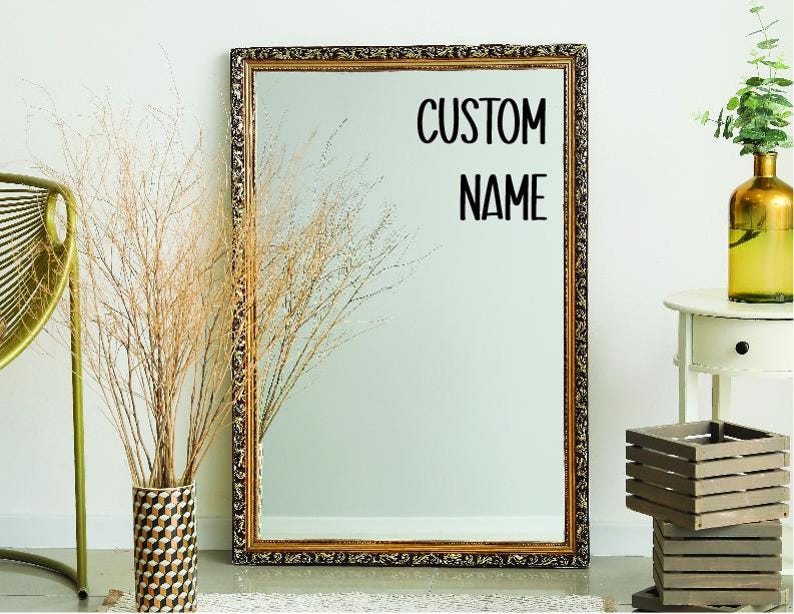 Custom Name Decals, Personalized Vinyl Text Stickers, Custom Sticker