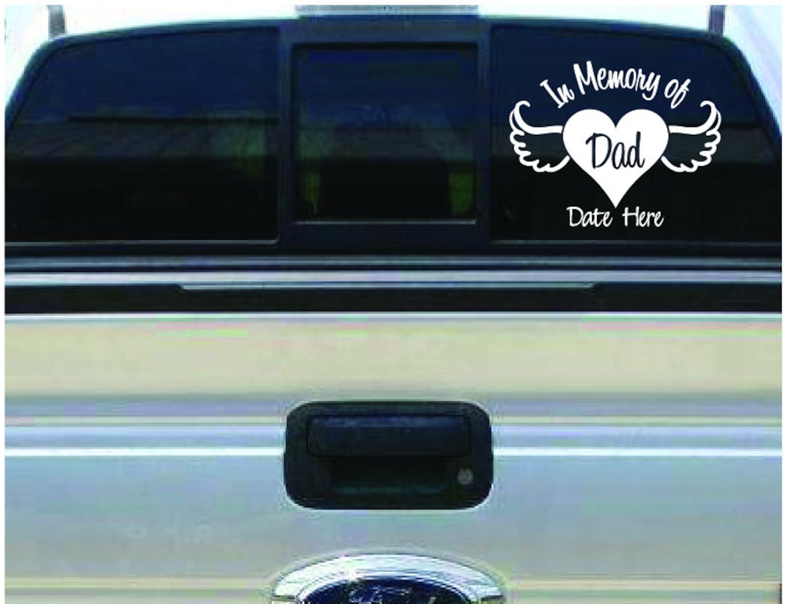 In Memory of Dad, in Loving Memory, in Loving Memory Car Decal, in