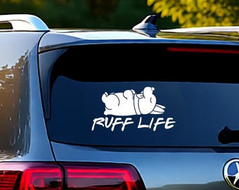 Custom Dog Vinyl Decal: Car, Window, Laptop