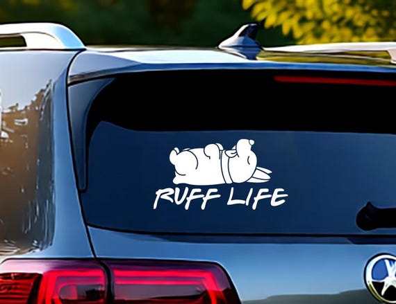 Custom Dog Vinyl Decal: Car, Window, Laptop