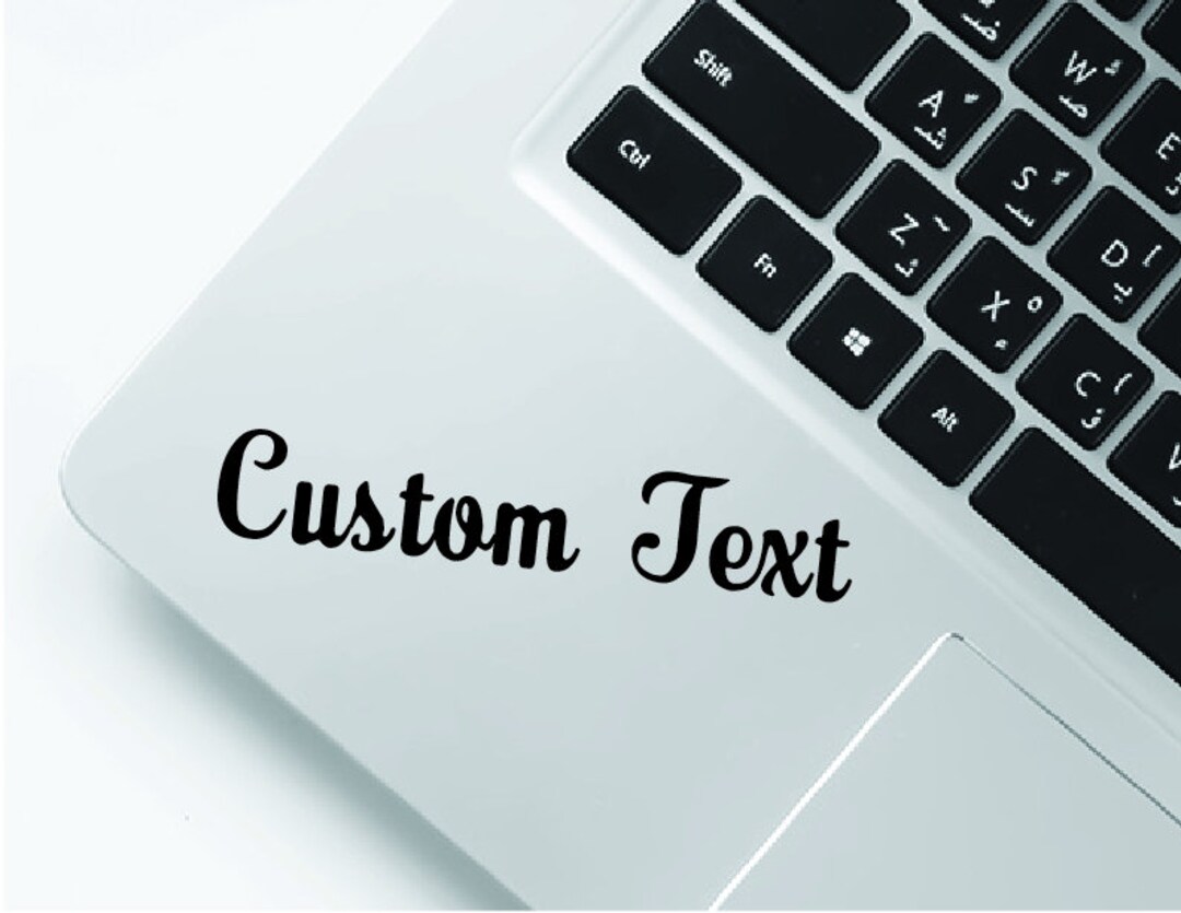 Custom Vinyl Lettering Sticker Decal Vinyl Text Sticker Custom Etsy