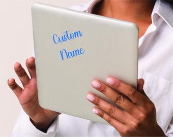 Custom Name Vinyl Decals: Personalized Text Stickers, Car Accessories (Qty. 2)