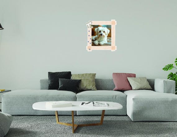 Custom Pet Silhouette Wall Decal – Personalized Vinyl Dog or Cat Wall Art