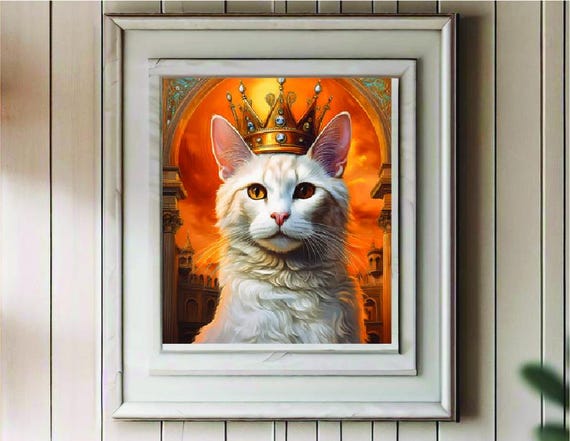 Custom Pet Portrait Painting Canvas, Renaissance Dog Portrait from Photo, Royal Pet King Portrait Painting Digital Art, Portrait Art Design