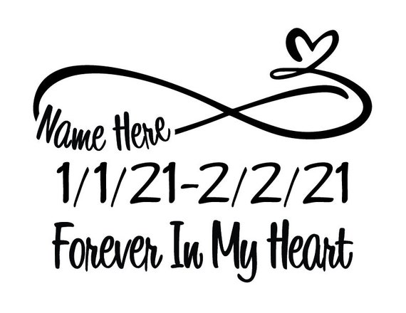 In Memory Custom Car Memorial Vinyl Decal Sitcker, Memorial Car Decal, In Loving Memory Car Decal ,Memorial Decals for Cars