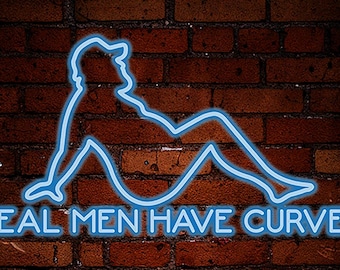 Dad Bod Neon Wall Decal, Funny Man Cave Sign, Gift for Him