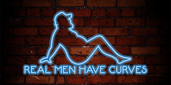 Dad Bod Wall Decal, Appreciate the Dad Bod, Game Room Decor, Gifts for Men,Gifts for Boyfriend,Office Wall Decor,Fun Neon Sign,Man Cave Sign