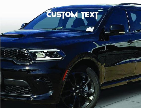 Custom Window Decals for Car Truck, Company Name Windshield Vinyl Lettering Sticker, Create Your Own Personalized Stickers