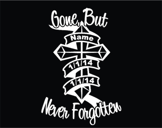 In Memory Car Decal, Memorial Car Decal, In Loving Memory Car Decal,Memorial Gift,Memorial Decals for Cars,Memory Car Decal,Custom Car Decal