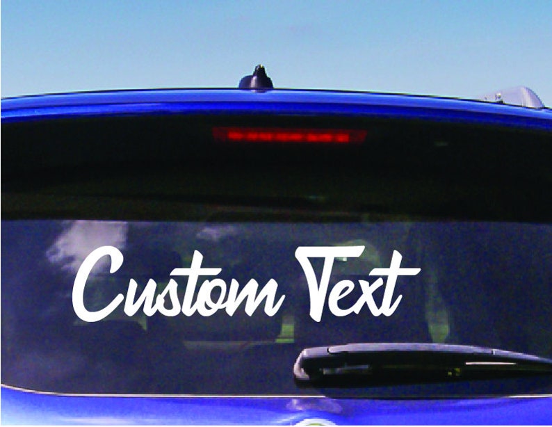 Custom Vinyl Decal Sticker Personalized Vinyl Decal Etsy