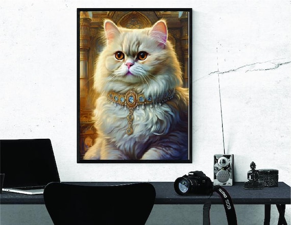 Renaissance Pet Portrait from Photo,Custom Funny Canvas, Royal Pet Portrait,Digital Art,Pet Portrait Art Design