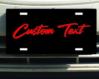 Custom Plates with Name – Metal Car Plate Personalized 6x12