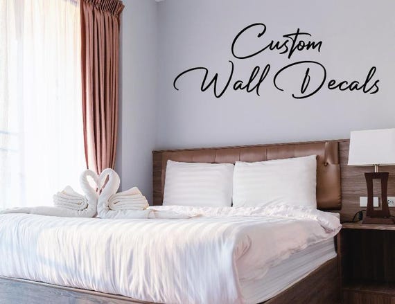Custom Text Vinyl Wall Decals, Create Your Own Decals, Personalized Decals, Custom Wall Stickers,  Nursery Wall Art Decals