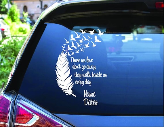 In Memory Car Decal, Memorial Car Decal, In Loving Memory Car Decal,Memorial Gift,Memorial Decals for Cars,Memory Car Decal,Custom Car Decal