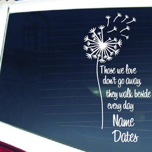 In Memory Car Decal, Memorial Car Decal, In Loving Memory Car Decal,Memorial Gift,Memorial Decals for Cars,Memory Car Decal,Custom Car Decal