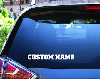 Custom Name Vinyl Decals: Personalized Stickers for Car or Wall