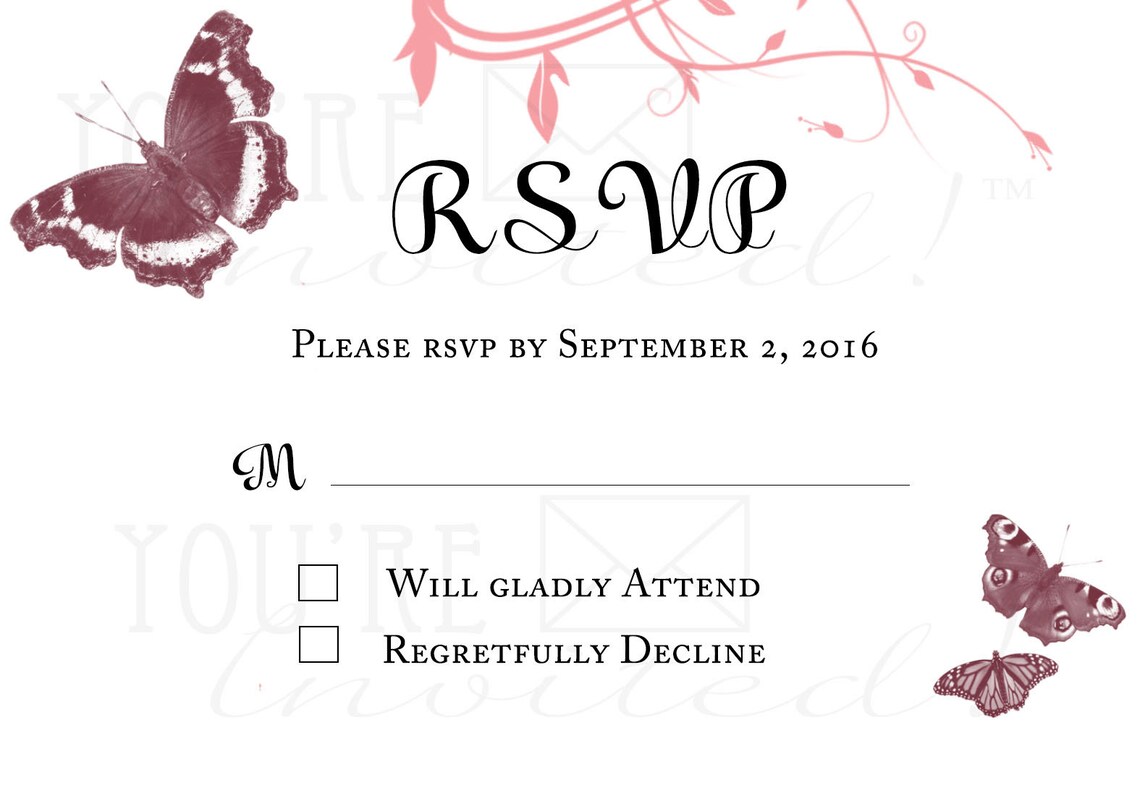 Butterfly Theme Quinceañera Invitation Butterfly Theme Sweet Etsy Butterfly Theme Quinceañera Invitation Butterfly Theme Sweet Etsy