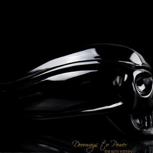 Leandro De Souza Black Obsidian Traveler Crystal Skull &#39;Traveling Space & Time&#39;