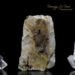 Phenacite Crystal Altar Stone &#39;INTERFACE&#39;  Unique & Rare Phenakite Synergy 12 Stone