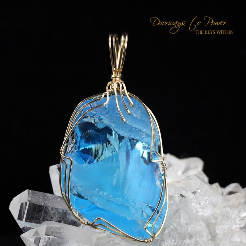 Larimar Stone Sirius Pendant Larimar Stone Sirius Pendant