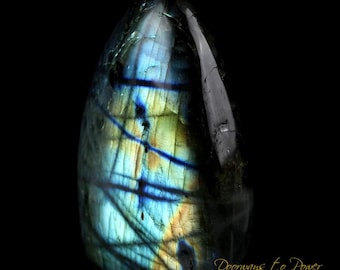 Labradorite Crystal Altar Stone 'Inter Dimensional Magic' A++