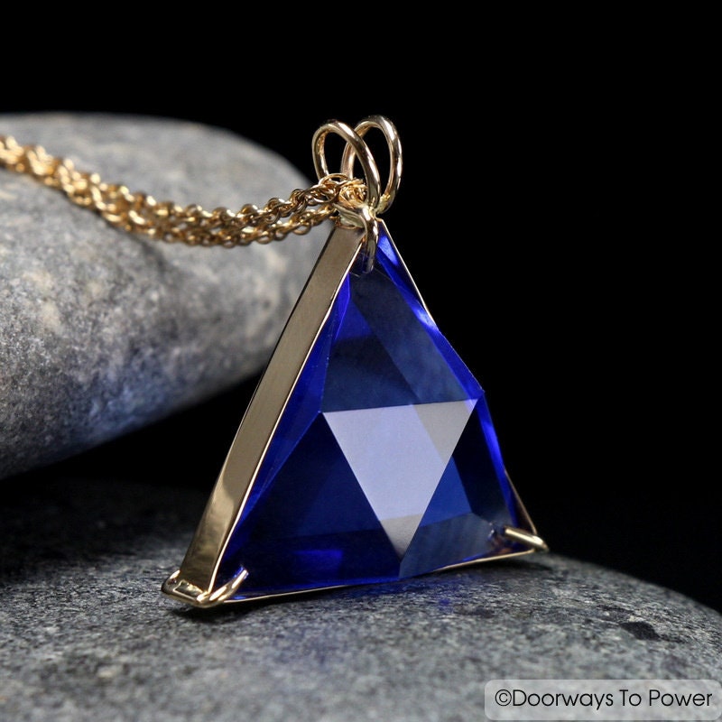 Siberian blue quartz pendant deals