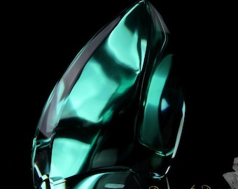 Aqua Serenity Andara Crystal 'Atlantean Hologram' XL Original Lady Nellie Monatomic Andaras Mt Shasta California