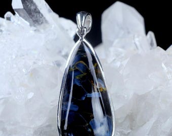 Pietersite Crystal Pendant 925 SS