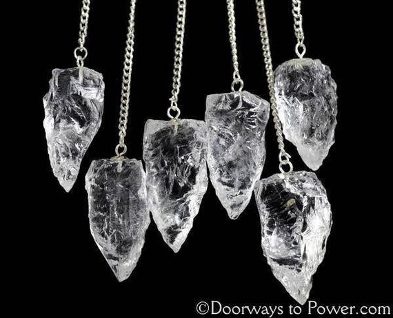 Clear Quartz Casa Crystal Pendulum Blessed & Energized A+++ 