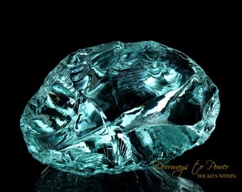 Aqua Serenity Monatomic Andara Crystal 'Atlantean Hologram' Original Lady Nellie Andaras Mt Shasta California 1995