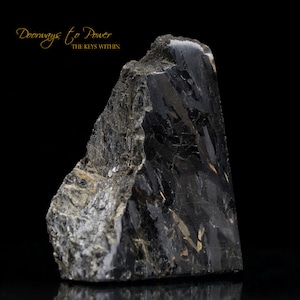 Nuummite Crystal Altar Stone (Ultra Rare)
