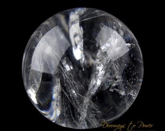 Starseed Lemurian Seed Quartz Crystal Sphere Ball 'Holographic Connection'