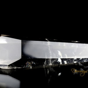 Polished Lemurian Quartz Master Crystal Wand Double Terminated