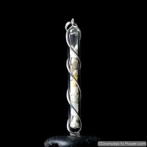 Phenacite Phenakite Crystal Pendant Wire Wrap Crystal