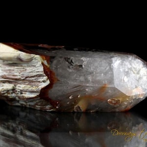 Angel Phantom Amphibole Quartz Channeling Crystal