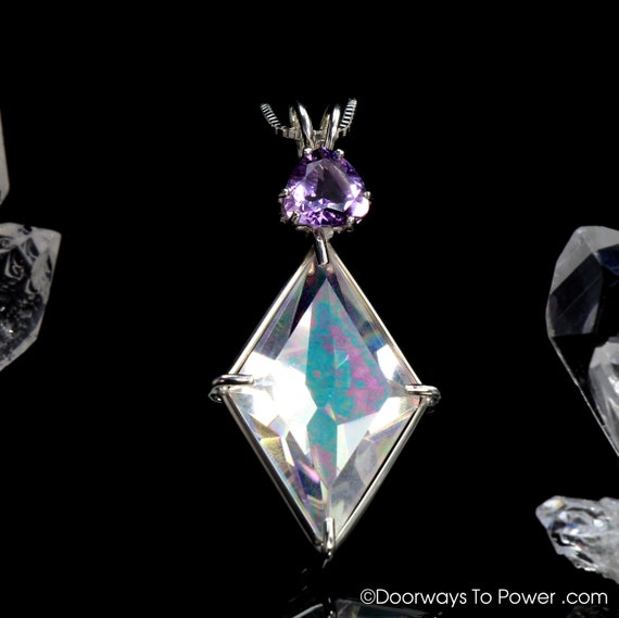 Ascension Star Pendant Angel Aura Amethyst SS Canada