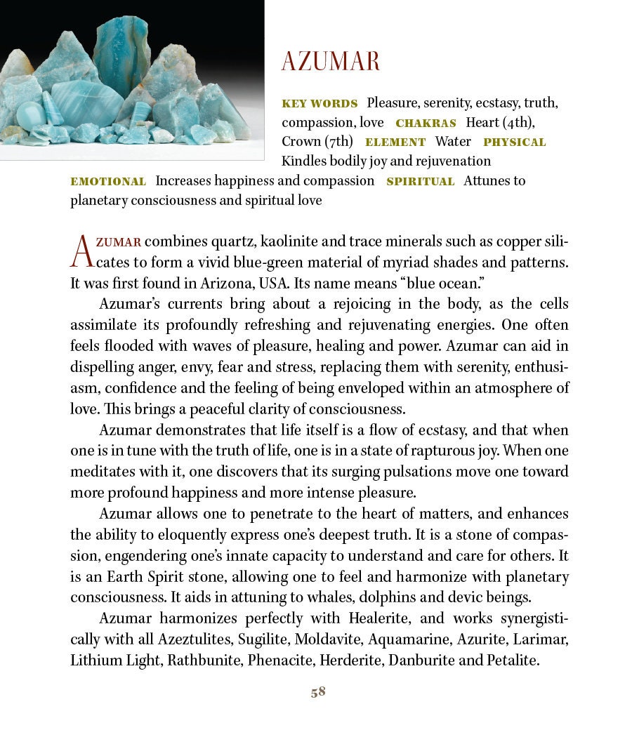 Azumar Healing Crystal Altar Stone 'samadhi' Flow of Ecstasy - Etsy