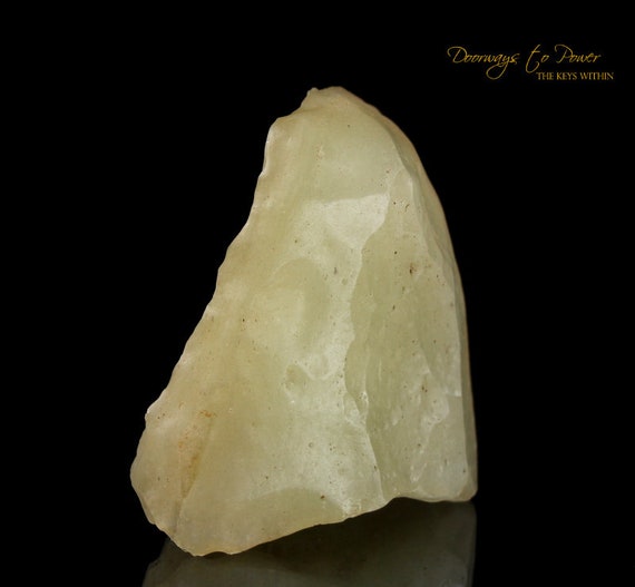 Rare Large Libyan Desert Glass Crystal Altar Stone Aka Libyan Etsy