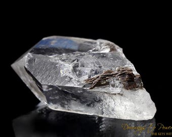 Rare Brookite In Quartz Crystal with Master Record Keepers Powerful Synergy 12 Stone