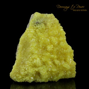 Native XL SULFUR Crystal Specimen Bolivia &#39;Transformation & Balance&#39;