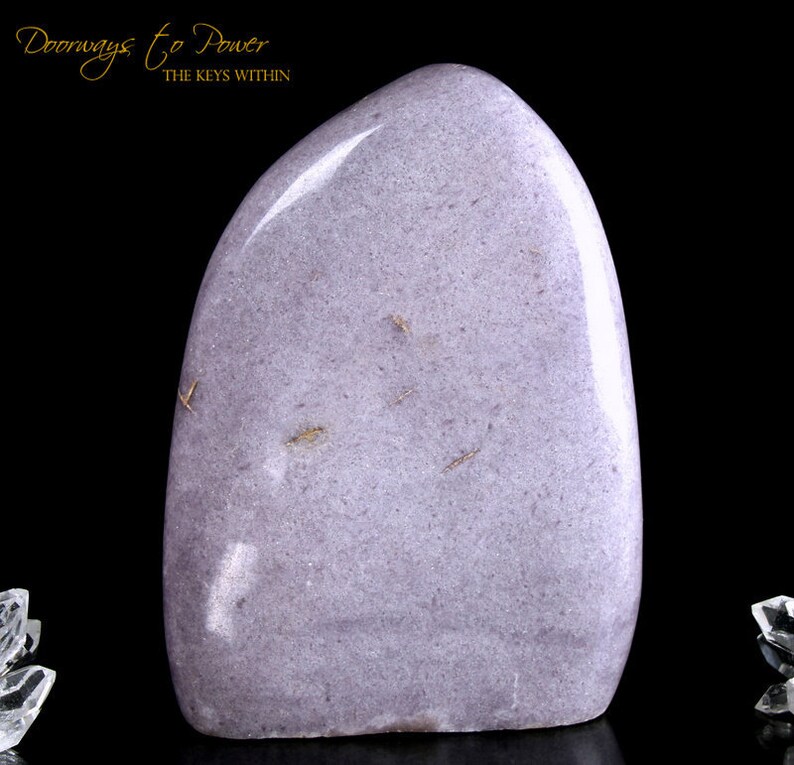 Hermosa piedra grande del altar de cristal de Llilca Lepidolite imagen 2