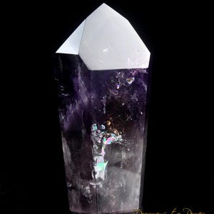 Amethyst Phantom Quartz Devic Temple Master Crystal Point