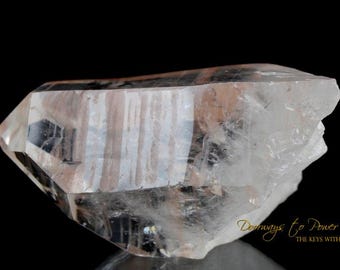 Tangerine Dream Lemurian Quartz Crystal 'Densities & Doorways'